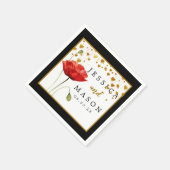 エレガモダンントウェディングカクテルナプキンス スタンダードカクテルナプキン (角)