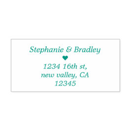 エレガモダンントウェディングカップル名差出人住所 セルフインキングスタンプ