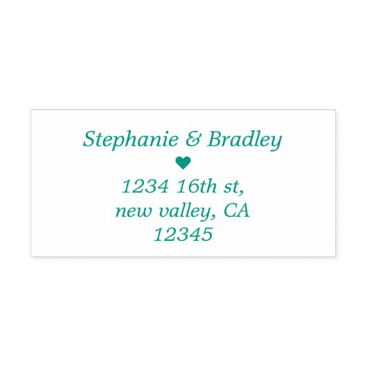 エレガモダンントウェディングカップル名差出人住所 セルフインキングスタンプ (デザイン)