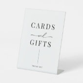 エレガモダンントウェディングカード&ギフトペデスタルサイン 台座サイン (正面)
