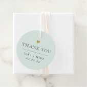 エレガモダンントウェディングサンキューラウンド フェイバータグ (インサイチュ)