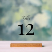 エレガモダンントウェディングテーブル番号 アクリルサイン (ニュートラル)