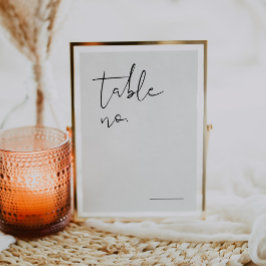 エレガモダンントウェディングテーブル番号 テーブルナンバー