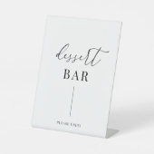 エレガモダンントウェディングデザートバーペデスタルサイン 台座サイン (正面)