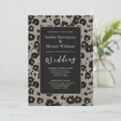 エレガモダンントウェディングデジタル招待状QRコード 招待状 (スタンド正面)