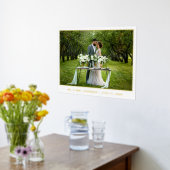 エレガモダンントウェディングフォト金ゴールド 箔ポスター (レイダウン (キッチン))