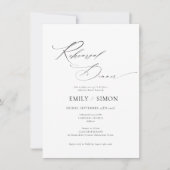 エレガモダンントウェディングリハーサルディナー招待状 招待状 (正面)