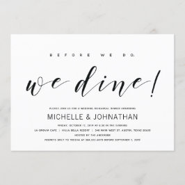 エレガモダンントウェディングリハーサル招待状 招待状