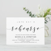 エレガモダンントウェディングリハーサル招待状 招待状 (スタンド正面)