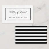 エレガモダンントウェディングレジストリ挿入カードST エンクロージャーカード (正面/裏面)