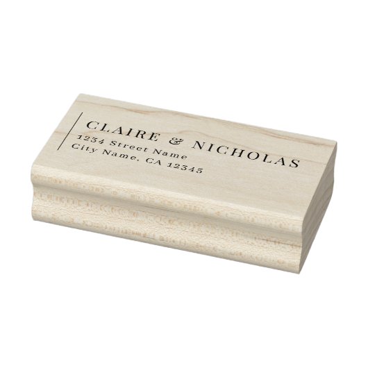 エレガモダンントウェディング差出人住所ゴムスタンプ ラバースタンプ (スタンプ)