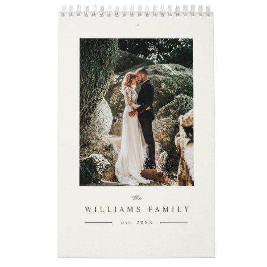 エレガモダンントウェディング新婚写真 カレンダー (カバー)