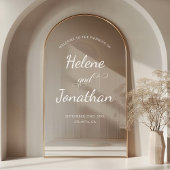 エレガモダンントウェディング鏡デカールウェルカムサイン ウィンドウサイン