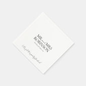 エレガモダンント・ウェディング・ナプキン夫妻 スタンダードカクテルナプキン (角)