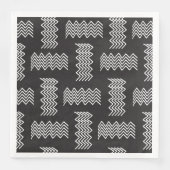 エレガモダンン白黒紙ナプキン (正面)