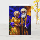 エレガンスお祝い カード (黄色い花)