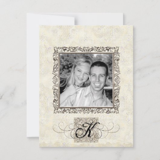 エレガンスのシルバーエイジ、フォトウェディング招待状 招待状 (正面)