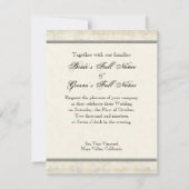 エレガンスのシルバーエイジ、フォトウェディング招待状 招待状 (裏面)