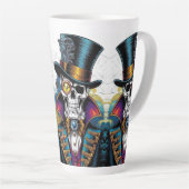 エレガンスのビクトリアンスケルトン カフェラテマグ (右アングル)