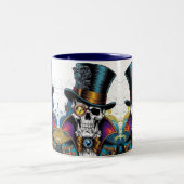 エレガンスのビクトリアンスケルトン ツートーンマグカップ (中央)