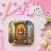 エレガンスの台地：スタイリッシュ紙プレート ペーパープレート (パーティー)