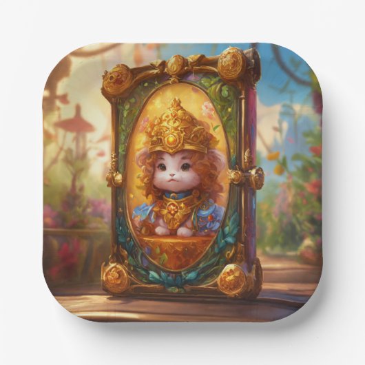 エレガンスの台地：スタイリッシュ紙プレート ペーパープレート (正面)