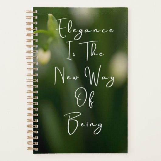 エレガンスの新しい生き方プランナー プランナー手帳 (正面)