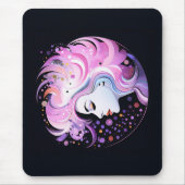 「エレガンスの本質」女性美しい マウスパッド (正面)