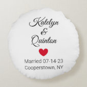 エレガンスの白と黒 ラウンドクッション (裏面)