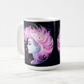 "エレガンスの精髄" 女性の美 コーヒーマグカップ (正面左)