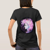 "エレガンスの精髄" 女性の美 Tシャツ (裏面)