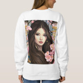 エレガンスの花 スウェットシャツ (裏面)