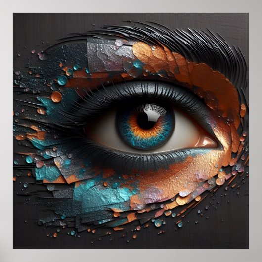 エレガンスの視線 – 魔法・オブ・ザ・AI ポスター (正面)