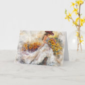 エレガンスアンドカントリーチャームインカウボーイスタイル カード (黄色い花)