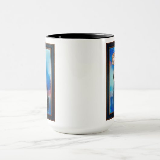 エレガンスインブラックバイロフアームストロング マグカップ (中央)