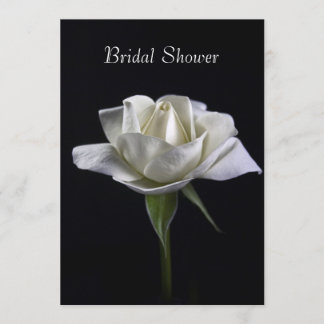 エレガンスインホワイトブライダルシャワー 招待状