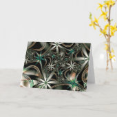 エレガンスイン開花グリーティングカード カード (黄色い花)