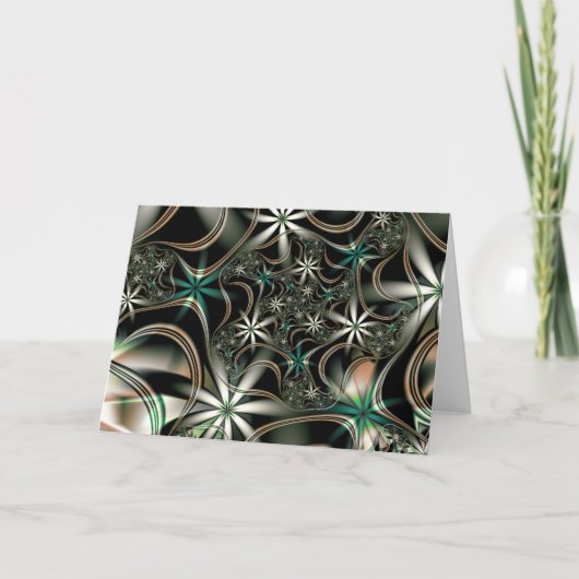 エレガンスイン開花グリーティングカード カード (正面)