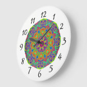 エレガンスカラフルウォールクロック ラージ壁時計 (傾斜)