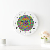 エレガンスカラフルウォールクロック ラージ壁時計 (ホーム)