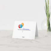 エレガンスクラシックレッドローズ誕生日カード カード (裏面)