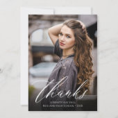 エレガンスクラシック卒業写真 サンキューカード (正面)