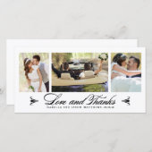 エレガンスコラージュ | お結婚礼フォトカード サンキューカード (正面/裏面)