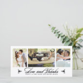 エレガンスコラージュ | お結婚礼フォトカード サンキューカード (スタンド正面)