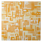 エレガンスシックなアプリコットテクスチャ タイル (正面)