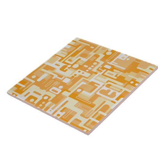 エレガンスシックなアプリコットテクスチャ タイル (側面)