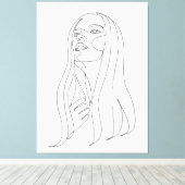 エレガンスシンプル キャンバスプリント (インサイチュ (ウッドフロア))