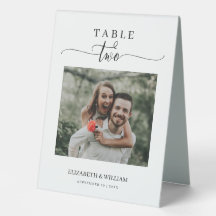 エレガンススクリプト結婚写真の表番号2