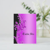 エレガンステーブル番号カード ポストカード (スタンド正面)