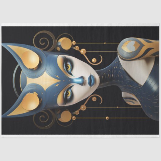 エレガンスデクページとのアールデコフェネイル 薄葉紙 (正面)